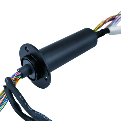 56-way combined slip ring  2 Gigabit Ethernet channels IP41 protection