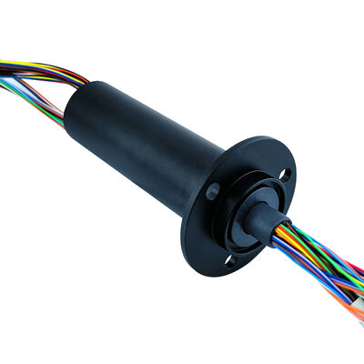 56-channel 2A Flange Slip Ring with Gold-Gold Contact for Precision Rotating Equipment