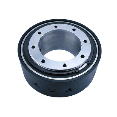 1-in, 8-out Gas Rotary Union with 130mm Large Bore Diameter and High-Strength Aluminum Alloy Housing