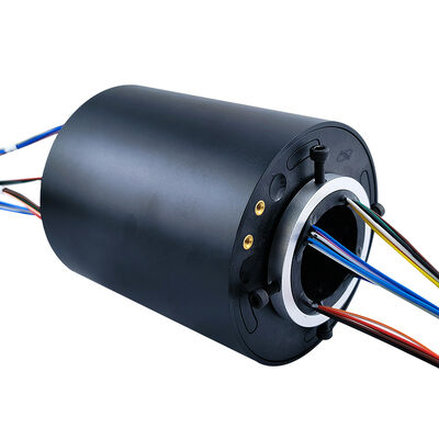 24-channel 5A 440V high-voltage hollow slip ring with precious metal contacts for industrial applications