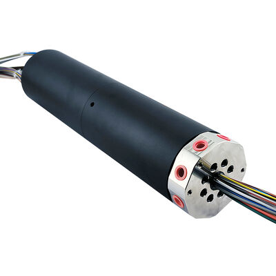 Gas-Water-Electricity Combined Slip Ring with 2-Channel Water, 6-Channel Gas, and 40-Channel Electricity for Industrial Applications