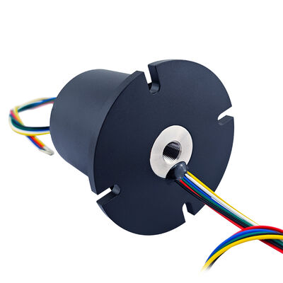 6-Channel 2A Pneumatic-Electric Slip Ring with Aluminum Alloy Housing for 10rpm Low-Speed Applications